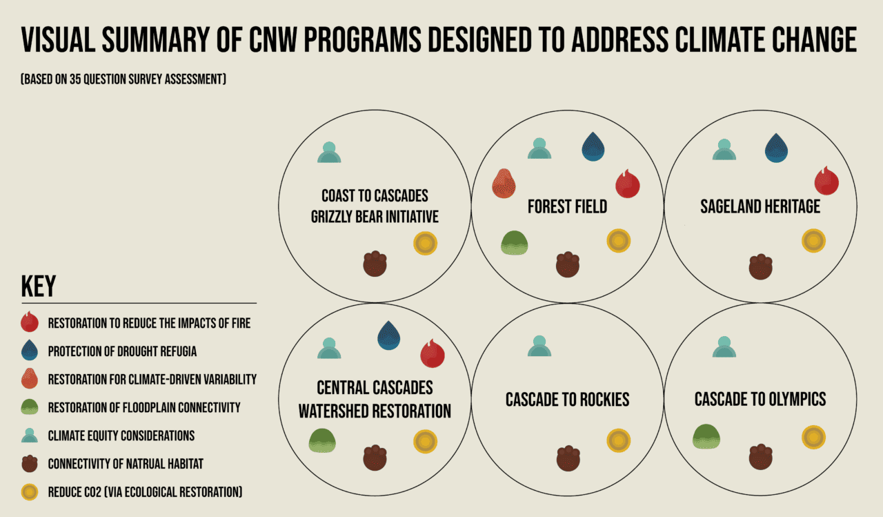 An infographic highlights each CNW program
