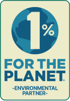 1% for the Planet Environmental Partner badge.