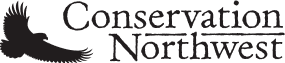 Conservation Northwest logo featuring a flying bird silhouette beside the organization's name.